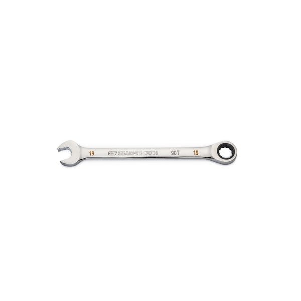 Combination Ratcheting Wrench, 19 mm 90T