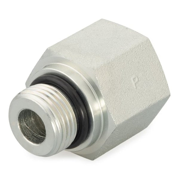 Straight Adapter, Steel, 5/8 x 1/4 in