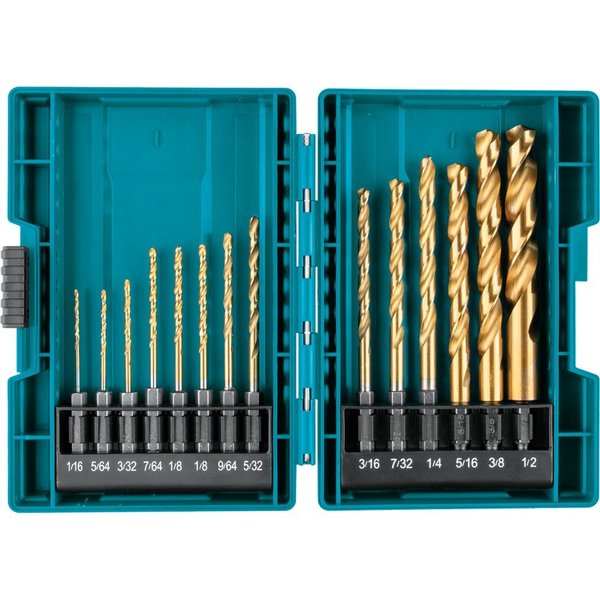 Impact GOLD 14 Pc. Titanium Drill Bit Se