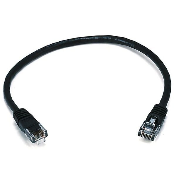 Ethernet Cable, Cat 6, Black, 1 ft.