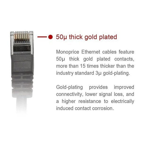Ethernet Cable, Cat 5e, Black, 75 ft.