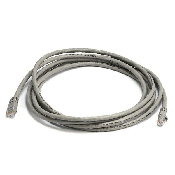 Ethernet Cable, Cat 5e, Gray, 10 ft.