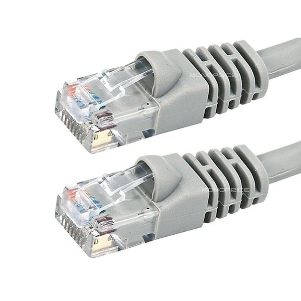 Ethernet Cable, Cat 5e, Gray, 10 ft.