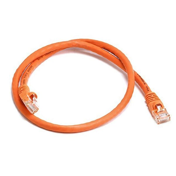Ethernet Cable, Cat 6, Orange, 2 ft.