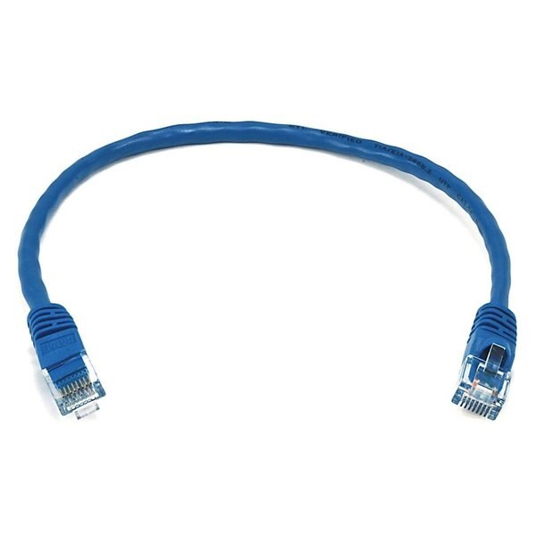 Ethernet Cable, Cat 6, Blue, 1 ft.