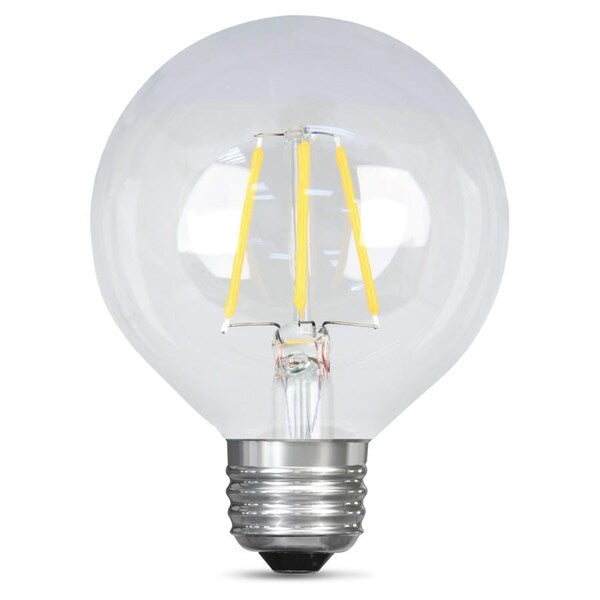 Light bulb, LED, G25 Globe, Clear, PK36