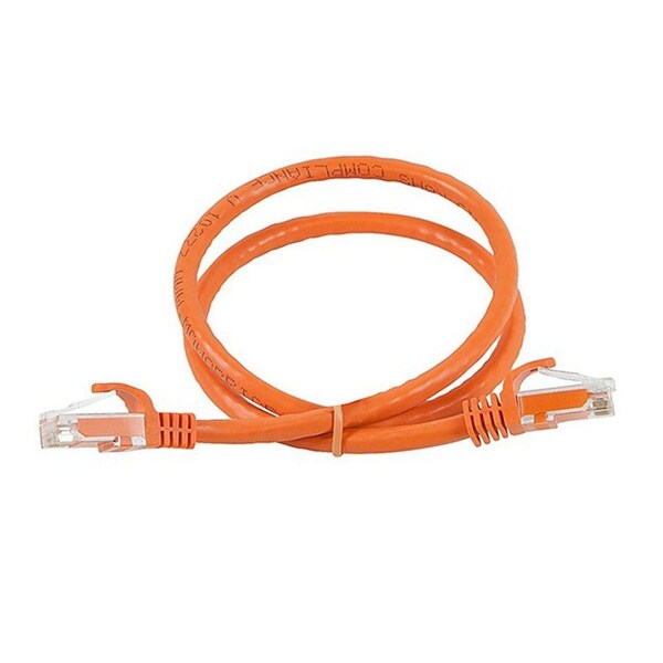 Ethernet Cable, Cat 6, Orange, 2 ft.