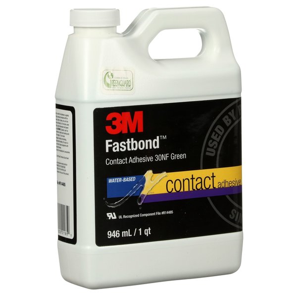 Contact Cement, 30NF Series, Green, 1 qt, Jug