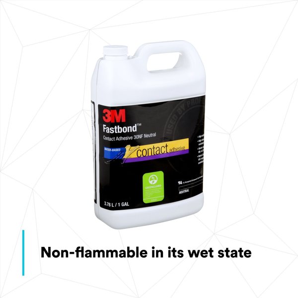 Contact Cement, 30NF Series, Green, 1 qt, Jug