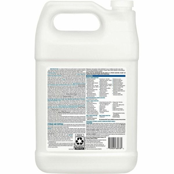 Cleaner and Disinfectant, 1 gal. Jug, Unscented