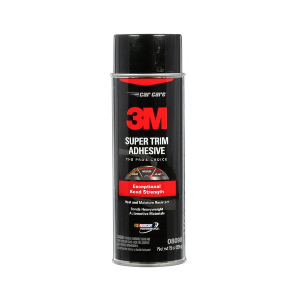 Spray Trim Adhesive, 8090 Series, Yellow, 19 oz, Aerosol Can