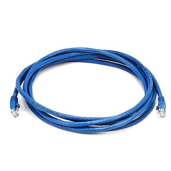 Ethernet Cable, Cat 6, Blue, 10 ft.