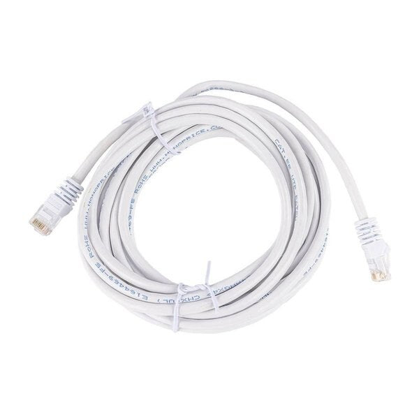 Ethernet Cable, Cat 5e, White, 14 ft.