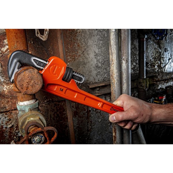 Pipe Wrench, cast Iron, 14