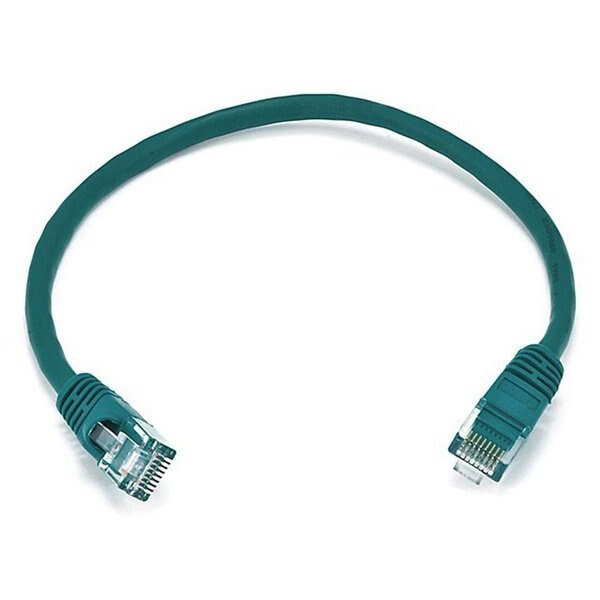 Ethernet Cable, Cat 6, Green, 1 ft.