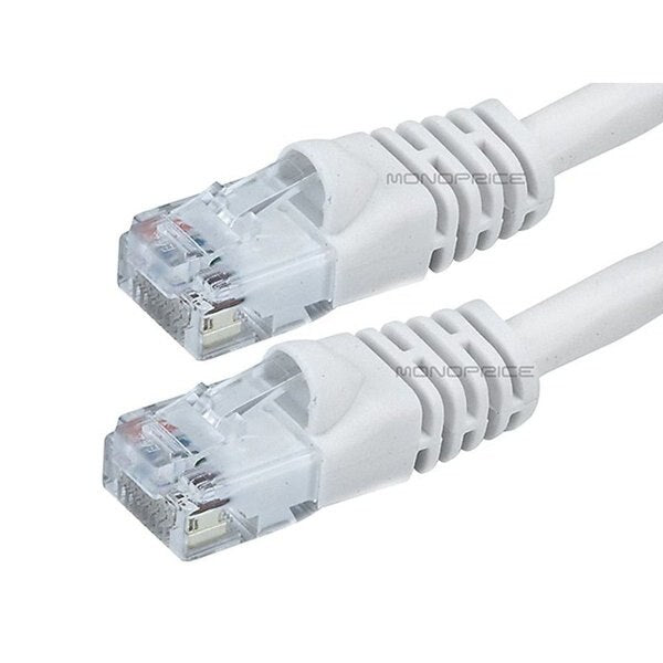Ethernet Cable, Cat 5e, White, 5 ft.