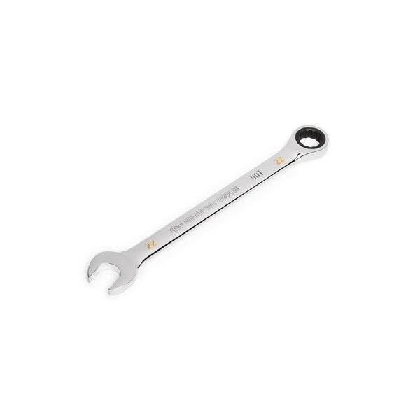 Combination Ratcheting Wrench, 22 mm 90T