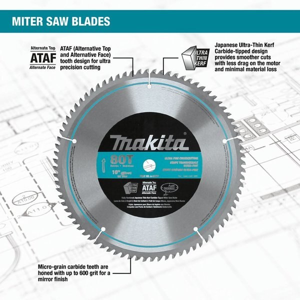 Micro-Polished Miter Saw Blade 10