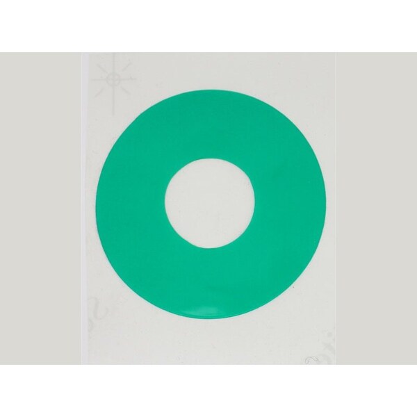 Gauge-Mark Vinyl, Transp, Green, 15pcs-2-1/2