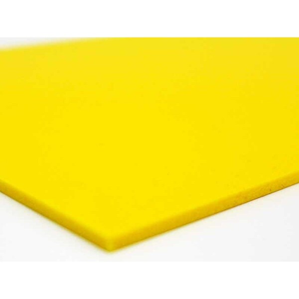 PVC-Board, Yellow, 12