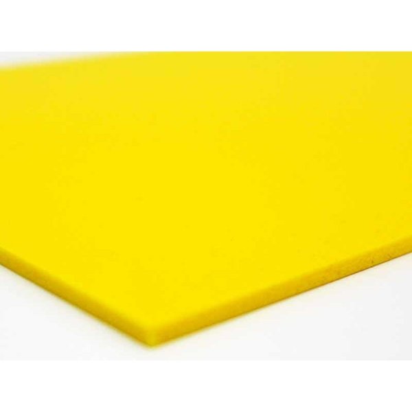 PVC-Board, Yellow, 24