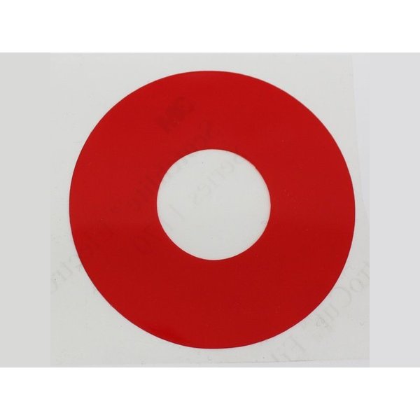 Gauge-Mark Vinyl, Transp, Red, 6pcs-4