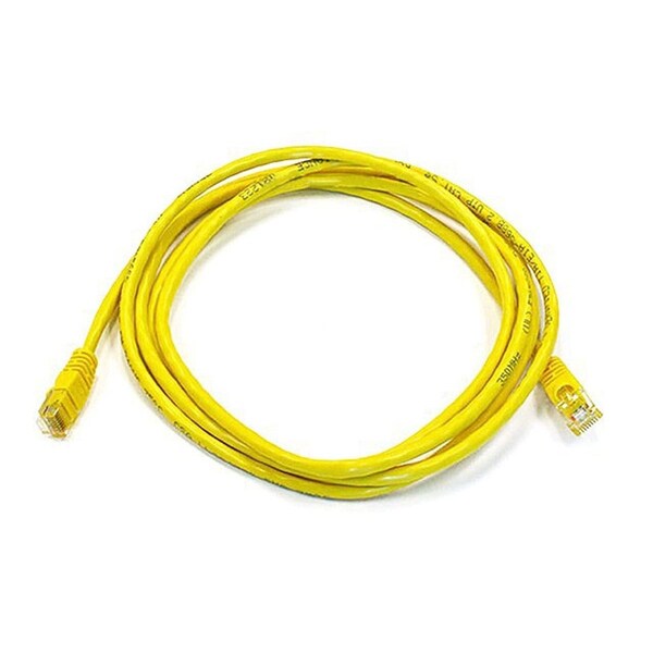 Ethernet Cable, Cat 5e, Yellow, 7 ft.
