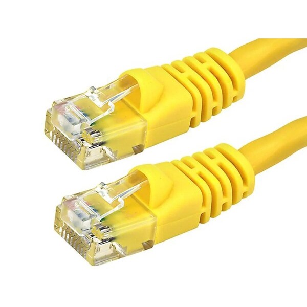 Ethernet Cable, Cat 5e, Yellow, 7 ft.
