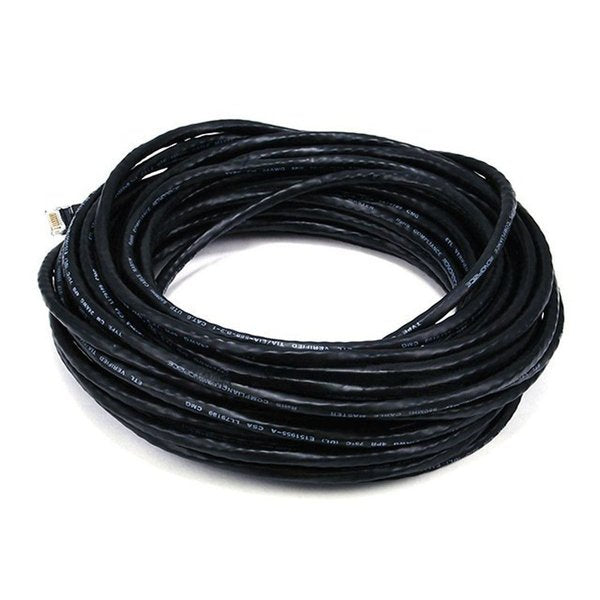 Ethernet Cable, Cat 5e, Black, 50 ft.