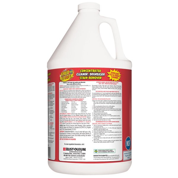 Cleaner/Degreaser Stain Remover, Jug, 1 gal, Concentrated, Water Based, Non Toxic