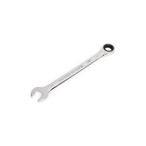 Combination Ratcheting Wrench, 21 mm 90T