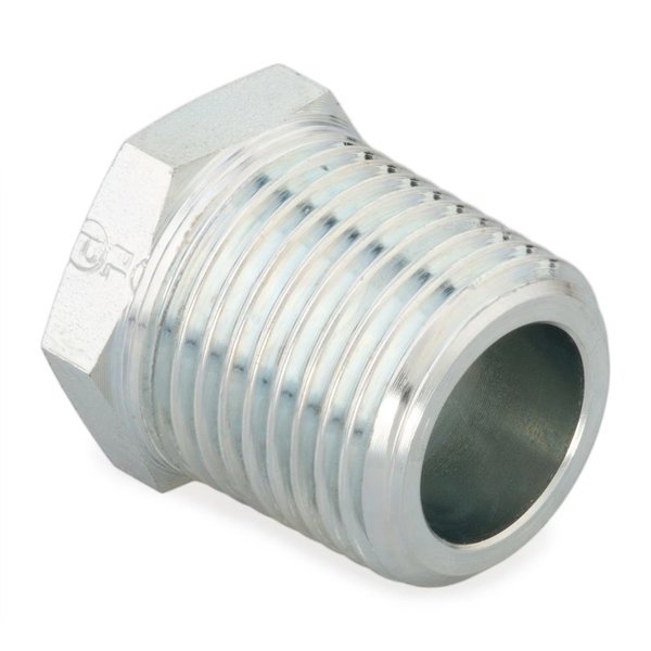 Hex Head Plug, Steel, 1/2 in, M BSPT