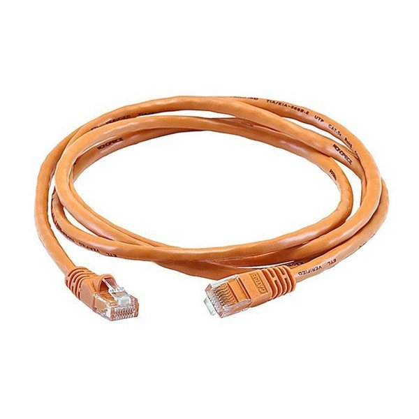 Ethernet Cable, Cat 5e, Orange, 5 ft.