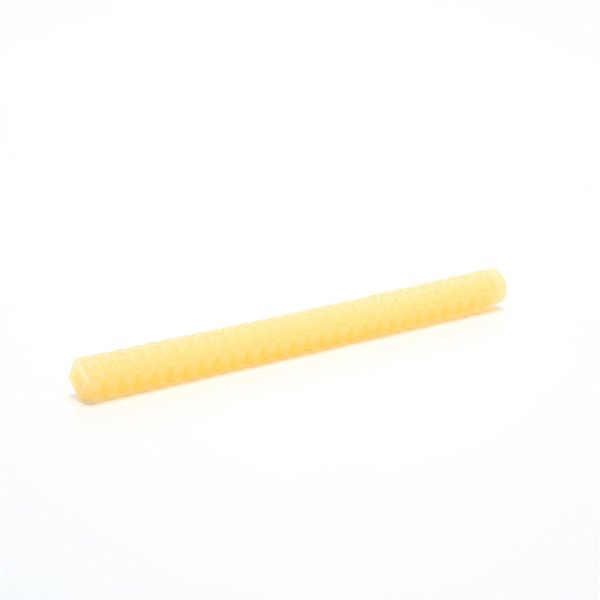 Hot Melt Adhesive, Tan, 5/8 in Diameter, 8 in Length, 35 sec Begins to Harden