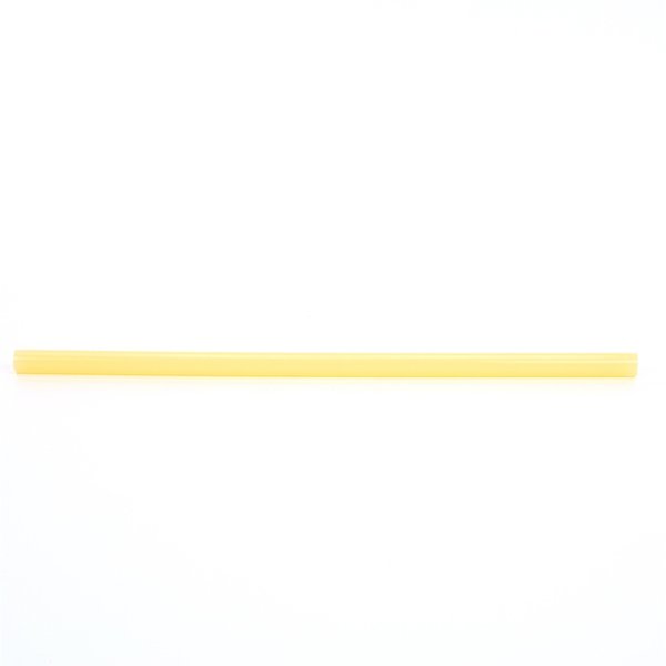 Hot Melt Adhesive, Tan, 5/8 in Diameter, 8 in Length, 35 sec Begins to Harden
