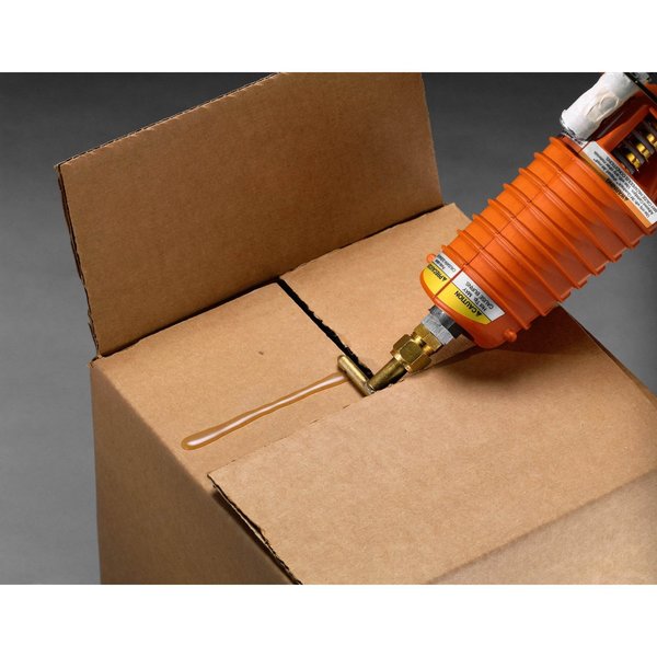 Hot Melt Adhesive, Tan, 5/8 in Diameter, 8 in Length, 35 sec Begins to Harden