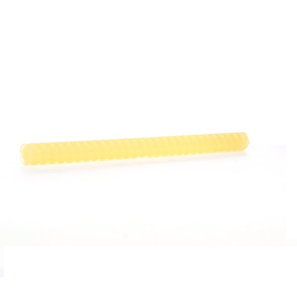 Hot Melt Adhesive, Tan, 5/8 in Diameter, 8 in Length, 45 sec Begins to Harden