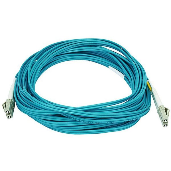 Fiber Optic Patch Cord, LC/LC, 10m, Aqua