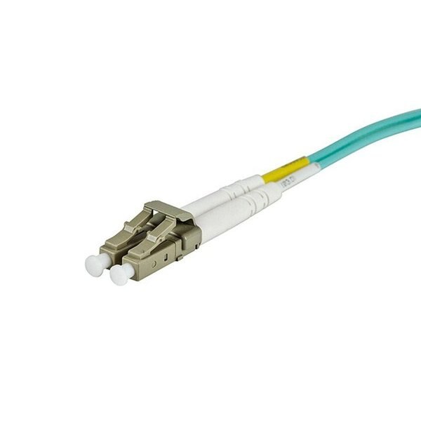 Fiber Optic Patch Cord, LC/SC, 2m, Aqua