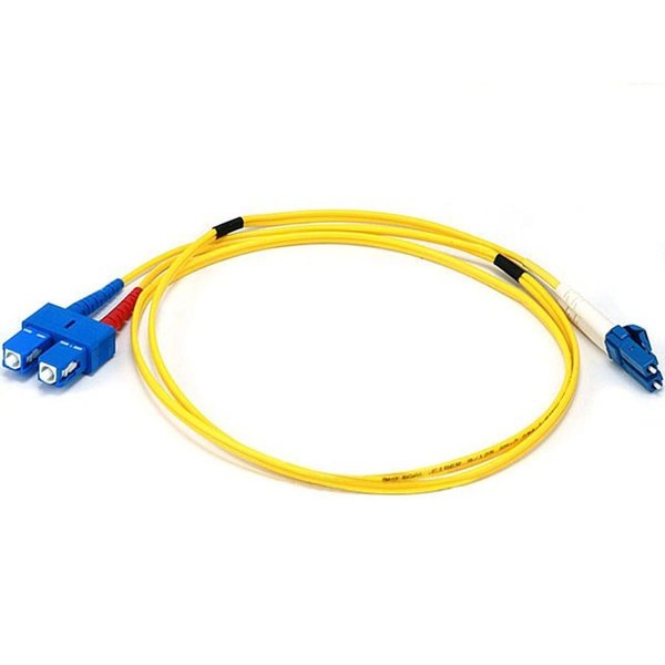 Fiber Optic Patch Cord, LC/SC, 1m, Duplex