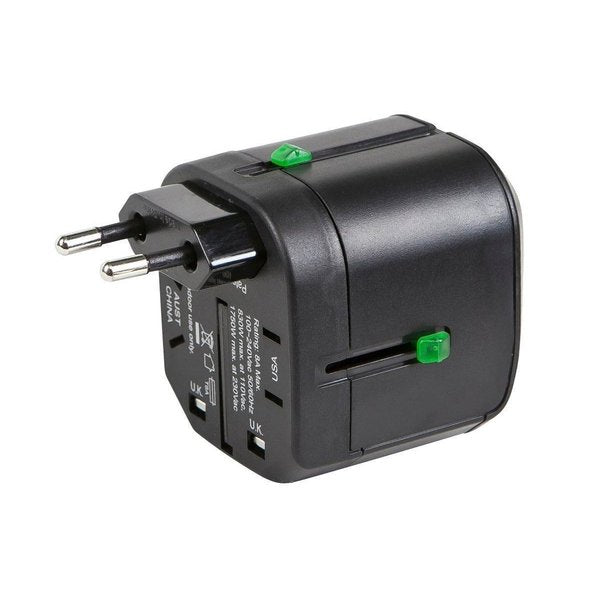 Plug Adapter, Converts From Universal