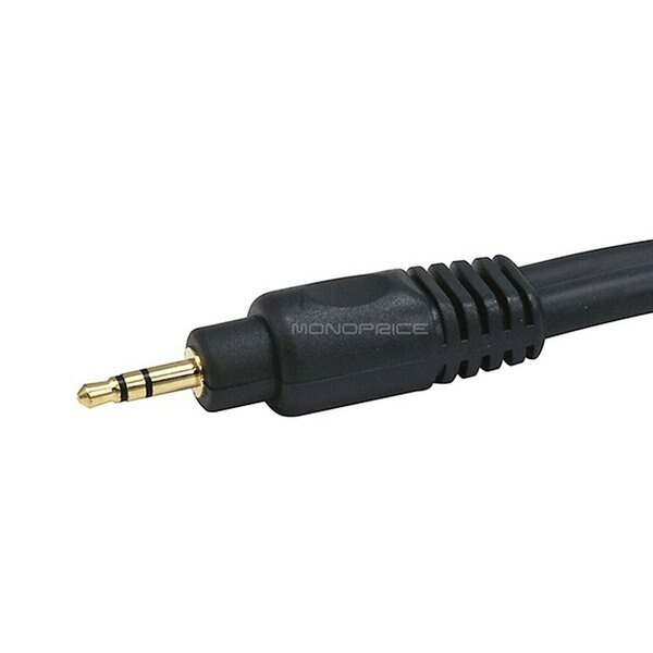 A/V Cable, 3.5mm M/F Ext Cble, Blk, 15ft