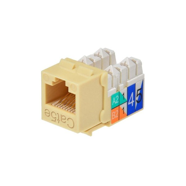 Datacom Jack, Cat5, Punch Down, Beige