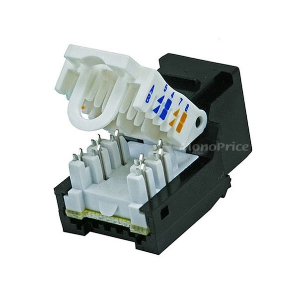 Datacom Jack, Cat6, Tooless, Black