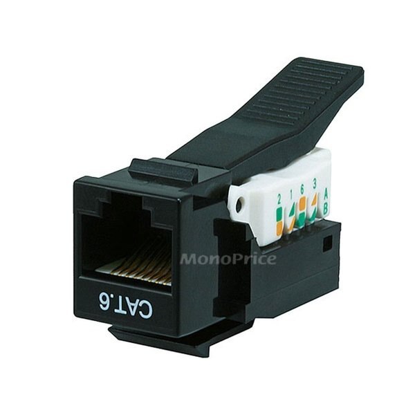 Datacom Jack, Cat6, Tooless, Black