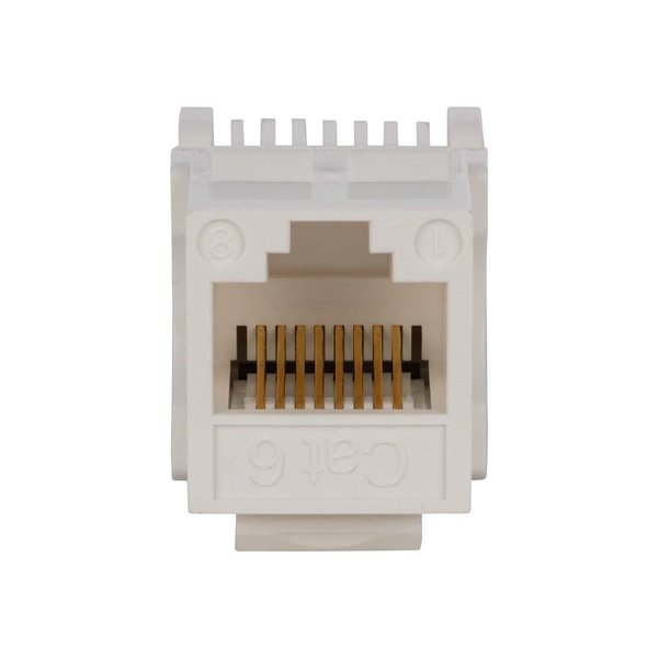 Datacom Jack, Cat6, Tooless, White