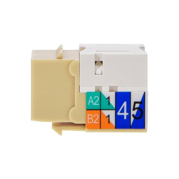 Datacom Jack, Cat6, Punch Down, Beige