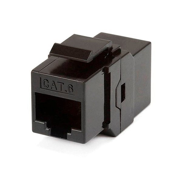 Datacom Jack, Cat6, Coupler, Black