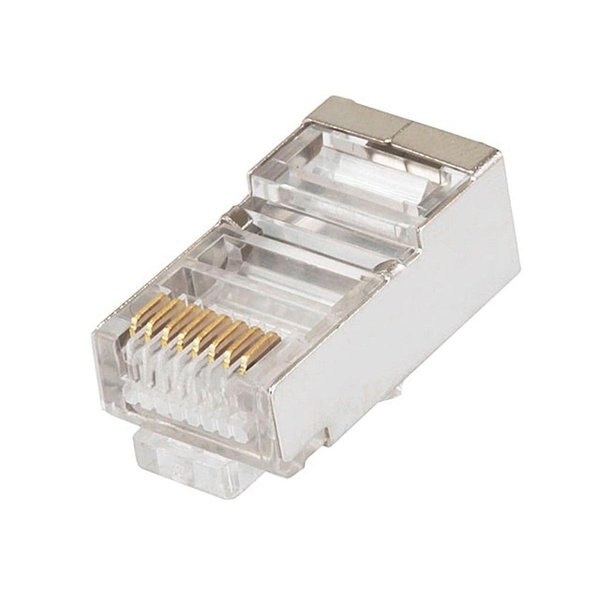 Plug, Modular, Cat5, Shielded, PK100
