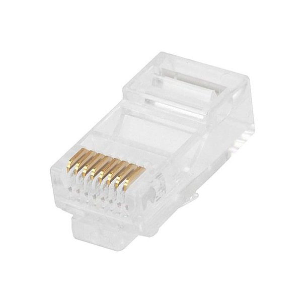 Plug, Modular, RJ45, 8P8C, Stranded, PK50